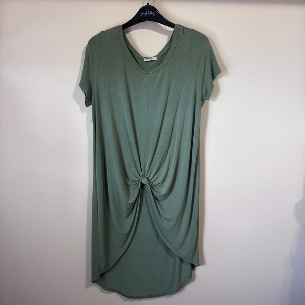 Promesa Women’s Olive Green Casual Boho Top Festival Summer Tunic Style Shirt